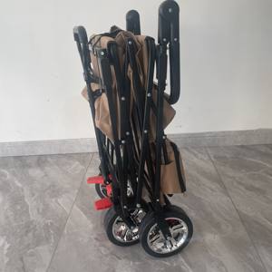 2026 आउटडोर फोल्डिंग वैगन नई सस्ती कीमत औद्योगिक अनुप्रयोग पालतू/बच्चों/कैंपिंग/पिकनिक/समुद्र तट/उद्यान कार्ट ट्रॉली - Product Image 6