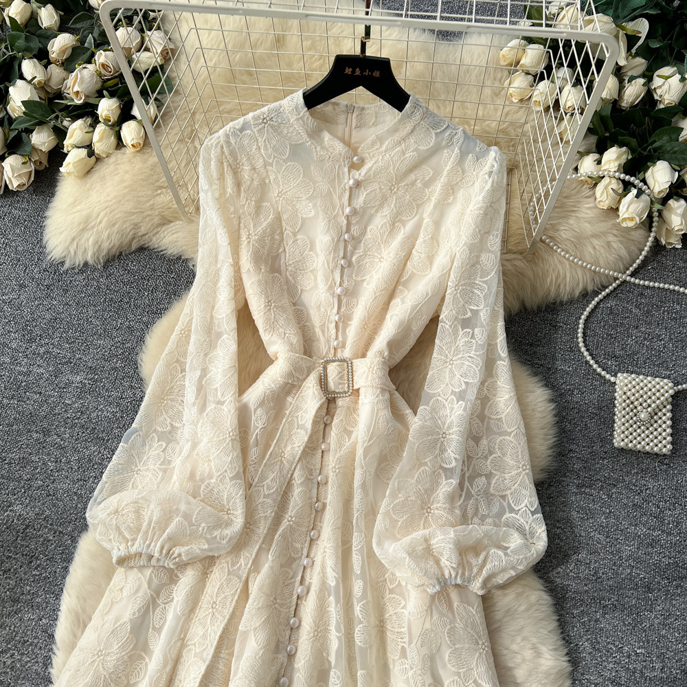 lace office dress Elegant French Office Dress for Women