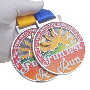 Médaille de course personnalisée de haute qualité 5K 10K, modèle Philippine South Storm Rock 3D, en nickel noir antique, pour les défis - Product Image 6
