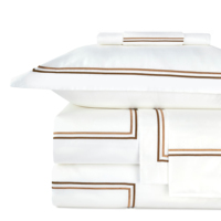 Ensemble de linge de lit de luxe SANHOO, draps de lit, grossiste en literie pour hôtels, 100% coton, taille Queen, ensemble de literie blanc sur mesure