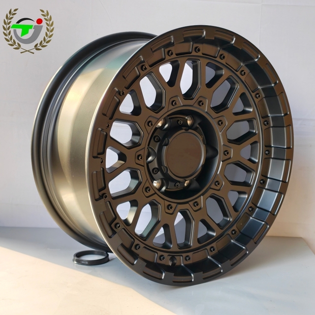 17-24 Inches Off-road Aluminum Alloy Wheel Rims CNC Machined Six Holes Design 6x120 6x130 Car Wheels