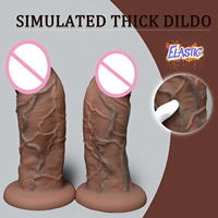 Masturbación Femenina, Dildos Grandes y Gruesos, Juguetes Sexuales Anales para Mujeres, Silicona Suave Realista, Impermeable, Enorme, XXL, Juguete Sexual Masculino