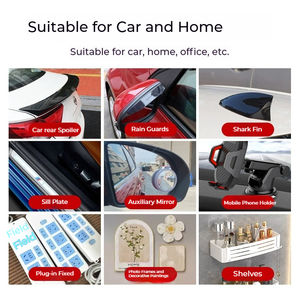 เทปโฟมสองหน้า 3M 5952 VHBB, เทปอะคริลิกสีดำขนาด 1.1 มม. สำหรับการยึดติดโลหะ พลาสติก และพื้นผิวภายนอกอย่างแน่นหนาและถาวร - Product Image 4