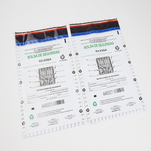 White Opaque Security <b>Pouch</b> with Self Adhesive Closure for Bank Deposit and Logistics - Product Image 2