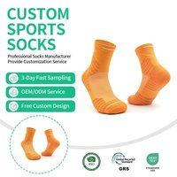 Chaussettes de sport de basket-ball mi-longues personnalisées pour hommes American Elite High-Top Professional Training Practical Youth 3D