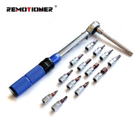 15 uds/21 Uds 1/4 pulgadas CRV 2-25NM herramienta de torsión de bicicleta Juego de llaves dinamométricas Rachet