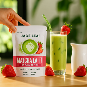 ผงชาเขียวลาเต้สตรอเบอร์รี่มัทฉะรสสตรอเบอร์รี่มัทฉะ - Product Image 3