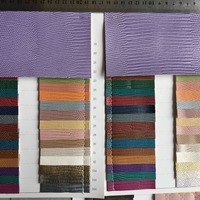 Tissu en cuir PU motif lézard 1,0 mm, motif boule, pour bagages, sacs à main, sacs souples, sacs rigides, cuir artificiel mat, petits meubles