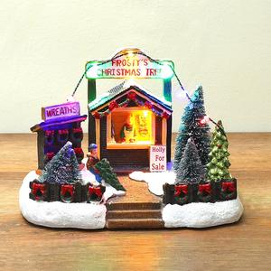 <b>Christmas</b> Tree Canteen House Luminous Cottage Home Decoration Creative Novelty <b>Christmas</b> Gift <b>Christmas</b> Ornaments - Product Image 1