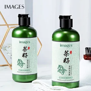 OEM görüntüleri özel etiket bitkisel çay tohumu yağ-kontrol derin temizlik nemlendirici ferahlatıcı şampuan