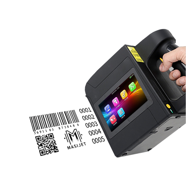 Large Character Intelligent Handheld Inkjet Printer Fully Automatic Large Font Inkjet Production Date Label Printer