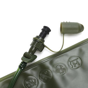 Poche à eau souple 3L verte en EVA avec tube d'hydratation pour la randonnée, le camping et le trekking - Product Image 1