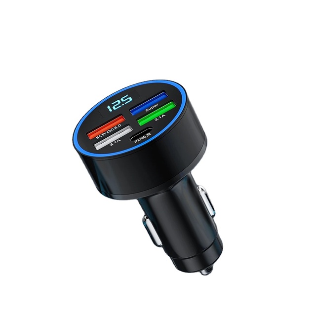 Super Fast Car Charger Mobile Phone USB Type C Charger in Car for iphone Samsung Huawei Fast Charging Cargador Auto