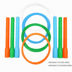 <span class=keywords><strong>Cuerda</strong></span> para Saltar YUEDONG CE ISO9001 con Mango Largo <span class=keywords><strong>de</strong></span> 20cm, Sin Enredos, <span class=keywords><strong>de</strong></span> PVC <span class=keywords><strong>de</strong></span> 3mm, Ajustable para Exámenes <span class=keywords><strong>de</strong></span> Educación Física Escolar, Proveedor OEM al por Mayor - Product Image 4