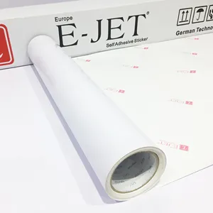 Weißes selbst klebendes PVC-Vinyl rollen banner