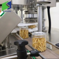 Guangzhou Fabrikası Otomatik Sıvı Dişli/Döner/Pistonlu Pompa Dolum ve Kutu Kapama Üretim Hattı (Sos/Yağ/Marmelat için)