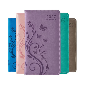 Carnet de planification personnalisé en cuir PU 2027 – Journal de suivi quotidien, planificateur mensuel et carnet d'entraînement personnel - Product Image 2