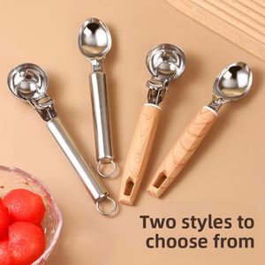Cuchara Multifuncional Creativa de Acero Inoxidable 304 para Helado y Herramienta para Hacer Bolas de Sandía y Frutas - Product Image 3