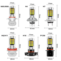 Accessoires de voiture KaiDengZhe en aluminium multicolores, feux stroboscopiques H11 9006 9005 3030 30smd LED, feux de jour, feux antibrouillard