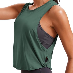 Sujetador Deportivo Ligero de Alta Resistencia, Chaleco de Yoga Transpirable con Apliques y Acabado Lavado para Correr - Product Image 5