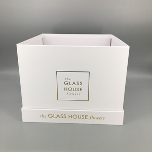 Caja de reloj de cartón, caja de entrega de flores, embalaje hecho a mano, forma personalizada, papel recubierto, marca EA - Product Image 3