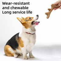 Jouet à mâcher en forme de cornes de cerf, classique, luxueux, pour le soin dentaire, en matériau PP sûr, pour soulager l'ennui et la dentition, favorise la santé bucco-dentaire des chiens