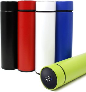 New <b>Hot</b> Sale 500ml BPA Free Vacuum <b>Flasks</b> Smart Water Cup Stainless Steel Bottle With Digital LED Temperature Display - Product Image 5