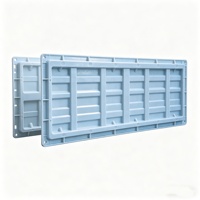 Panneau de coffrage en plastique FRP sur mesure, plastique renforcé de fibres de verre, moule à béton, moulage par injection, construction personnalisée