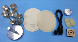 Tekstil malzeme dayanıklılık aşınma testi için Martindale aşınma Test makinesi kumaş aşınma direnç Test aleti - Product Image 3