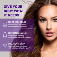Capsules végétaliennes en vrac Factory RTS Support Healthy Hair Skin & Nails Pilules Supplément Biotine Collagène Capsules
