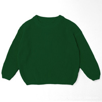 1 pièce Pull brodé pour enfants, bébés et tout-petits, garçons et filles, en coton 100%, avec logo personnalisé, printemps automne, neutre