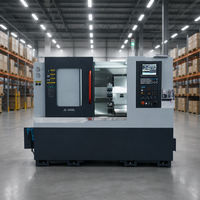 Tour à métaux industriel à banc incliné LK-200L, robuste, 4000 tr/min