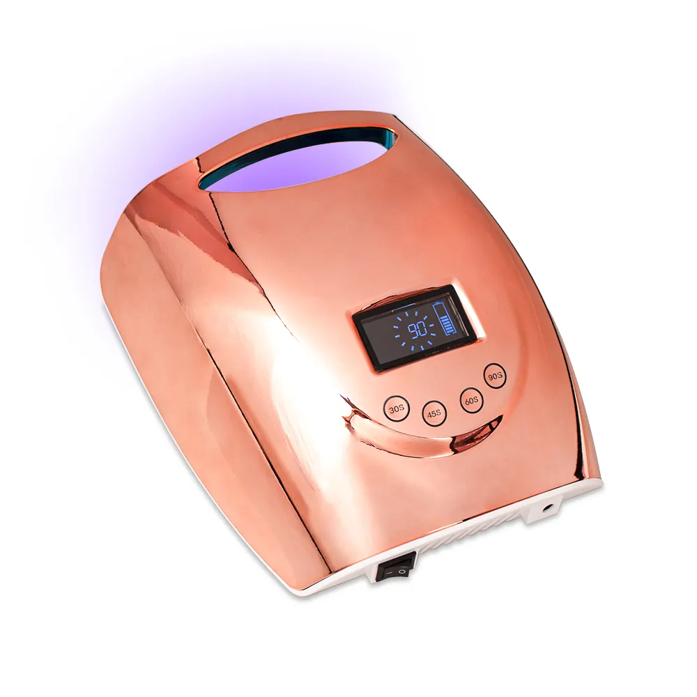 Alta calidad UV inalámbrico recargable 48W Pro Cure UV LED gel secador lámpara de uñas para manicura de salón