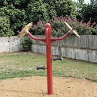 Taiji Wheel Multi-Gym Equipment Material de acero duradero para Fitness al aire libre Características Masaje de piernas