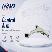 Bras de suspension avant inférieurs Navi avec bagues pour systèmes de suspension de berlines, remplacement robuste 54500 JN01A 54501 JN01A