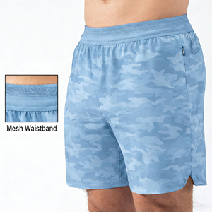 Oem Logo Camo <b>Men</b> Gym <b>Shorts</b> Sports <b>Compression</b> Breathable Active Athletic Split Hem Workout <b>Mens</b> Running Gym <b>Shorts</b> - Product Image 5