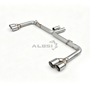 Embouts d'échappement à quatre branches antirouille pour hayon <span class=keywords><strong>Audi</strong></span> <span class=keywords><strong>A3</strong></span> 8V 1.8T 2.0T 2014-2020 – Composant d'échappement au look sport agressif - Product Image 4
