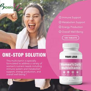 Suplementos de culturismo Minerales deficiencia cápsula recubierta con película Tableta de suplemento multivitamínico para mujeres y hombres - Product Image 4