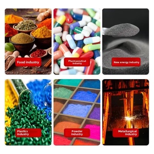 Pantalla vibratoria rotativa impulsada por engranajes de acero inoxidable Máquina de detección de aditivos alimentarios de alta productividad Maquinaria de procesamiento de alimentos - Product Image 5