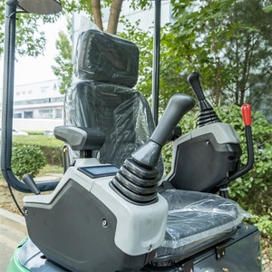 Excavatrice sur chenilles de 1 tonne, 1000 kg, 17 kW avec cabine de sécurité et filet de protection pour travaux de démolition, couleur personnalisée, service OEM ODM - Product Image 4