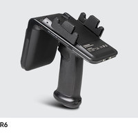Chainway R6 UHF RFID PDA de mano de largo alcance Android inalámbrico 2D escáner CPU Chainway R6 UHF RFID lector de trineo identidad en Stock