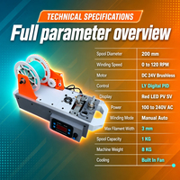 Mesin Daur Ulang Botol PET Heavy Duty ke Extruder Filamen 3D untuk Penggunaan Bengkel Rumahan