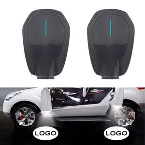 ไฟส่องโลโก้รถยนต์ไร้สายแบบปรับแต่งได้ โปรเจคเตอร์ 3 มิติ ไฟต้อนรับ ไฟตกแต่งบรรยากาศ 12V รับประกัน 24 เดือน - Product Image 1