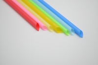 Pailles en PLA compostables certifiées BPI, à embout coudé, pailles standard pour boisson, vente en gros en vrac