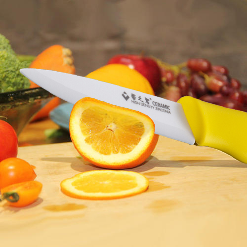 Couteau à fruits en céramique, couteau de bonne qualité pour la fabrication de fruits directement à l'usine ustensile à fruits