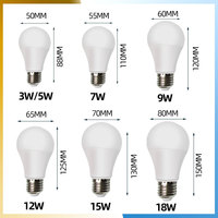 Ampoules LED, éclairage domestique courant, lampes à ampoule, douille à vis E27 grande taille, lumière blanche, vente en gros d'usine