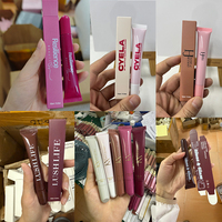 Gloss à lèvres personnalisé, mignon, brillant, végan, transparent, fournisseur de gloss à lèvres, étiquette privée