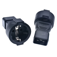 C20 auf Schuko Buchsenadapter - Europäischer EU-Standard Französischer Stecker - C20 Eingang auf CEE 7/7 Industriesteckdose