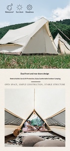 Tente de camping de luxe <span class=keywords><strong>d</strong></span>'extérieur, durable, pliable, légère, imperméable, grande tente en forme de <span class=keywords><strong>livre</strong></span>, adaptée à l'extérieur - Product Image 5