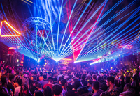 Proyector Láser 3D ILDA de 1W 3W 5W 10W para Espectáculo Láser Luz Láser de Animación a Todo Color para Fiesta Discoteca Escenario DJ para Club Nocturno